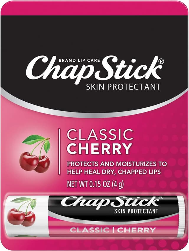 CHAP STICK CLASSIC CHERRY LIP BALM & SKIN PROTECTANT