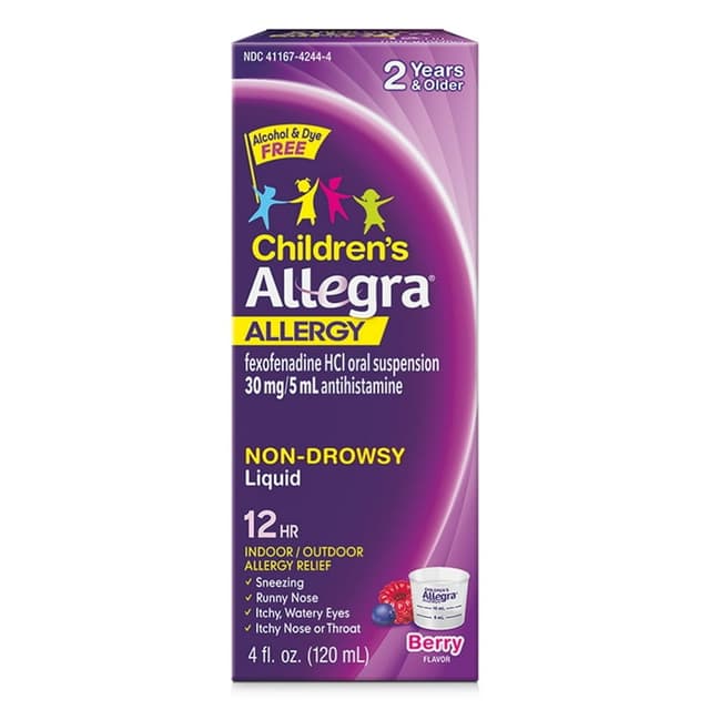 CHILDRENS ALLEGRA ALLERGY