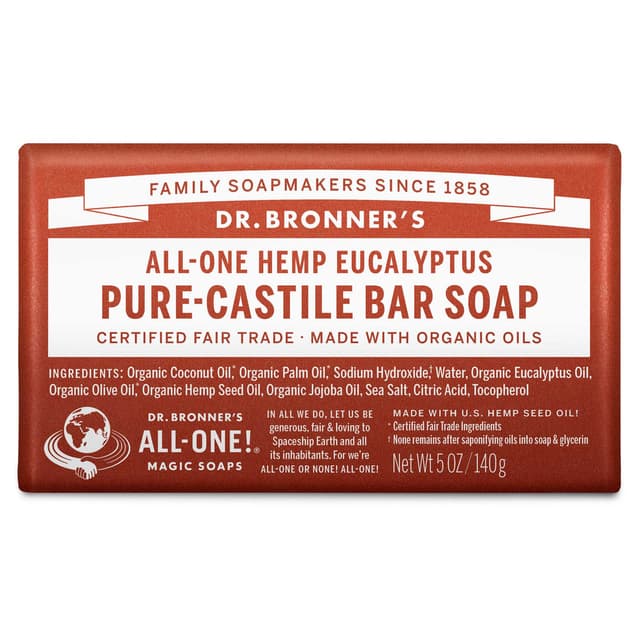 DR. BRONNER'S EUCALYPTUS BAR SOAP 140G
