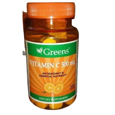 GREENS VITAMIN C 500MG X100 TAB