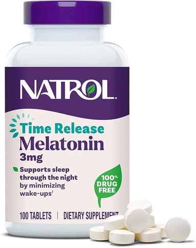 NATROL MELATONIN TIME-RELEASE 3MG X 100 TABS