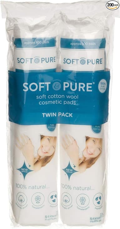 SOFT & PURE COSMETIC PADS X 50