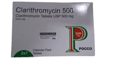 POCCO CLARITHROMYCIN 500 BY 14