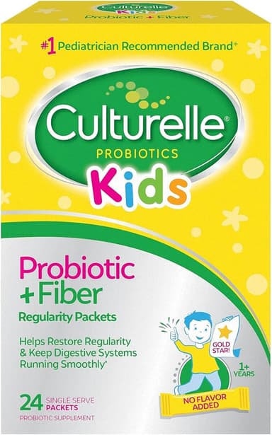 CULTURELLE KIDS(AGE 3+) PROBIOTICS + FIBER X 24 PACKS