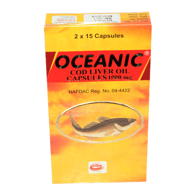 OCEANIC COD LIVER OIL 300MG CAPSULES