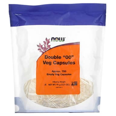 NOW FOODS DOUBLE VEGETABLE CAPSULES-20PCS