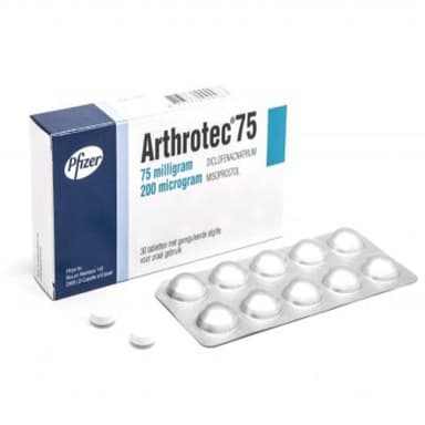 ARTHROTEC 75MG SATCHET BY 100