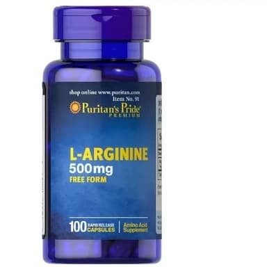 PURITAN'S L-ARGININE 500MG X 100 TABS