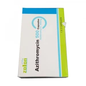ZOLON AZITHROMYCIN 500MG *3
