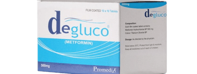 Degluco 500mg 100 tablets pack