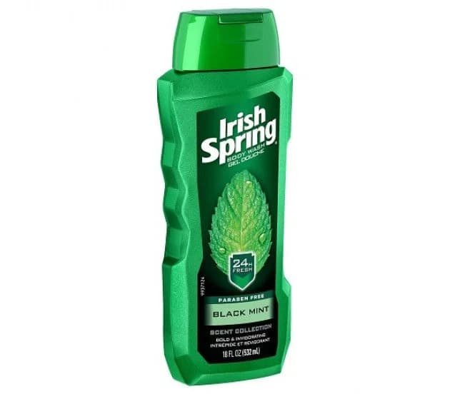 IRISH SPRING BLACK MINT BODY WASH 532ML
