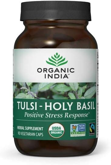 ORGANIC INDIA TULSI - HOLY BASIL CAPS BY 90