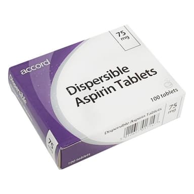 ACCORD DISPERSIBLE ASPIRIN 75MG