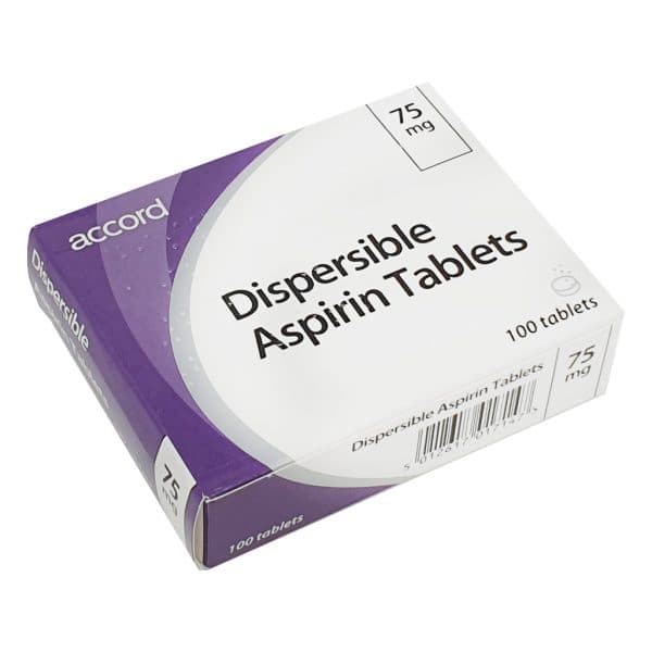 ACCORD DISPERSIBLE ASPIRIN 75MG