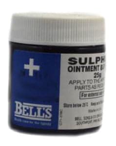BELLS SULPHUR OINTMENT 25G
