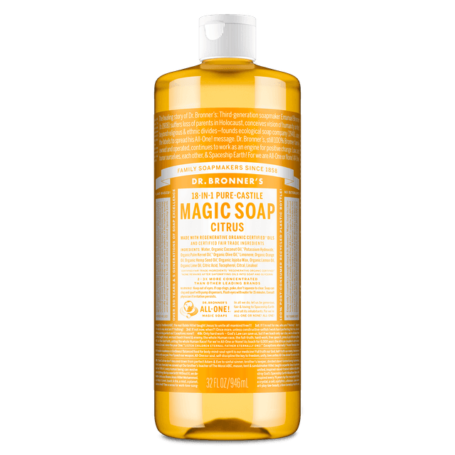 DR. BRONNER'S CASTLE HEMP CITRUS SOAP 946ML