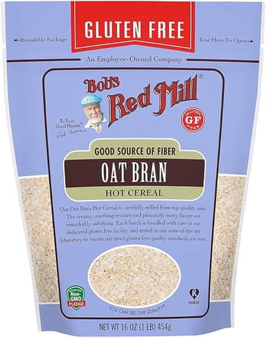 BOBS RED MILL ORGANIC HIGH FIBER OAT BRAN