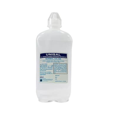 UNISAL NORMAL SALINE INFUSION 500ML