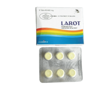LAROT 80MG/480MG X 6 TABS