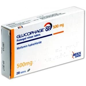 Glucophage SR 1000MG 28 tablets
