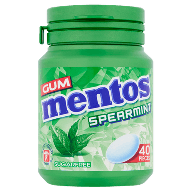 GUM MENTOS SPEARMINT X40 56G
