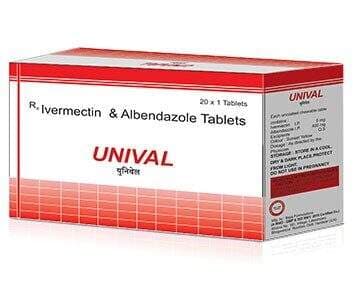 UNIVAL TABLETS -5MG BY 10