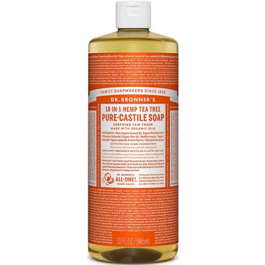 DR BRONNER'S CASTLE TEA TREE SOAP 946ML