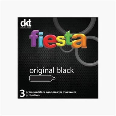 FIESTA ORIGINAL BLACK CONDOM
