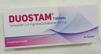 Duostam tablets tamsulosin 0.4mg and dutasteride 0.5mg 30 tablets