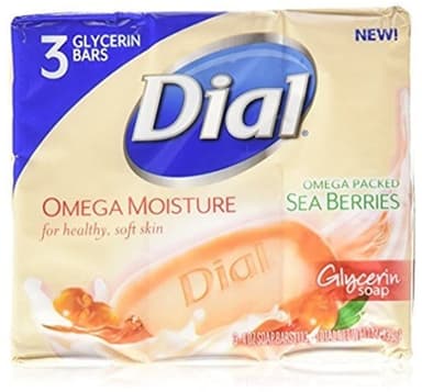 DIAL OMEGA MOISTURE GLYCERIN BAR SOAP