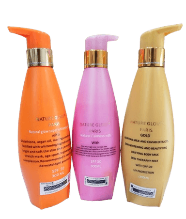 NATURE GLOW PARIS SUPER WHITENING LOTION 300ML
