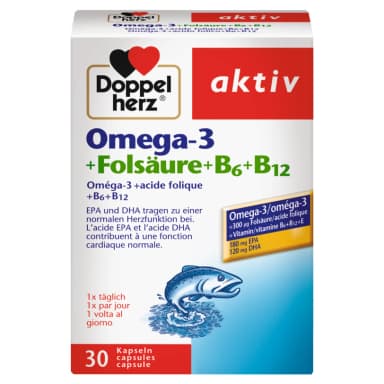 AKTIV OMEGA-3+FOLIC ACID+B6+B12
