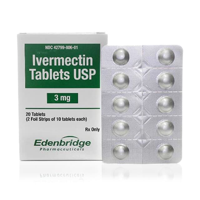 IVERMECTIN (EDEN BRIDGE) 3MG X 20 TABS