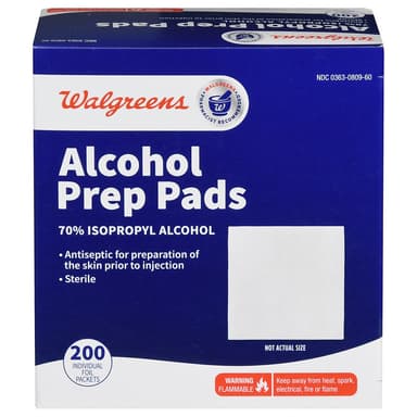 WALGREEN ALCHOL PADS