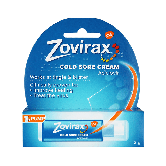 ZOVIRAX COLD SORE CREAM 2GM