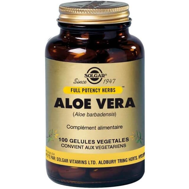 SOLGAR ALOE VERA X 100 VEG CAPSULES