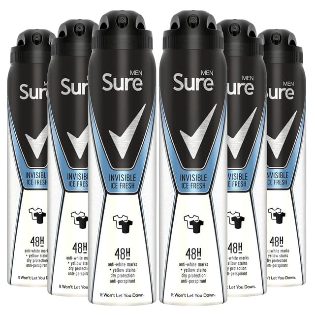 SURE MEN BODY SPRAY(INVISIBLE ICE FRESH)