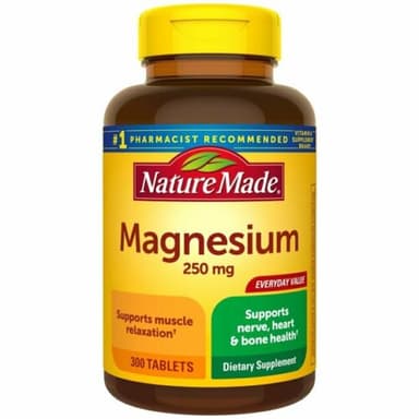 NATURE MADE MAGNESIUM 250MG X 100 TABS