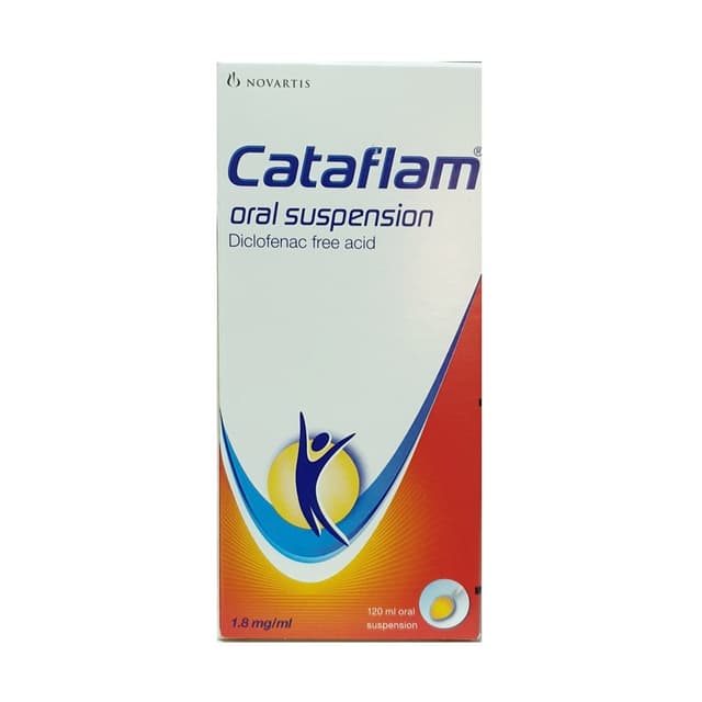 CATAFLAM ORAL SUSPENSION 1.8MG/ML X 120ML