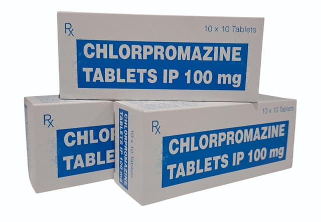 CHLORPROMAZINE TABLETS 100MG - ALMUS
