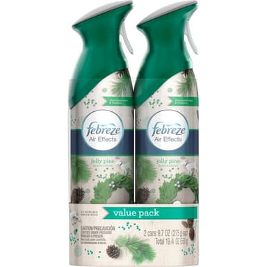 FEBREZE AIR EFFECTS JOLLY PINE AIR FRESHENERS 9.7 OZ