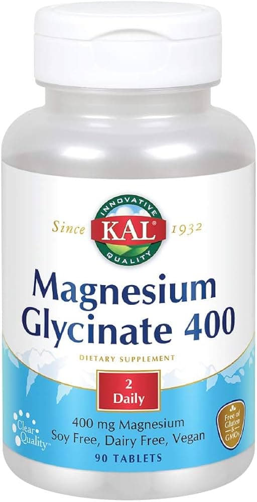 KAL MAGNESIUM GLYCINATE 400MG X 90 TABS