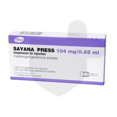 SAYANA PRESS DEPO MEDROXYPROGESTERONE ACETATE 104MG/0.65ML