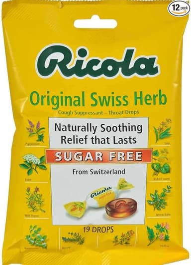 RICOLA NATURAL SWISS ALPHINE HERBS X 19 DROPS
