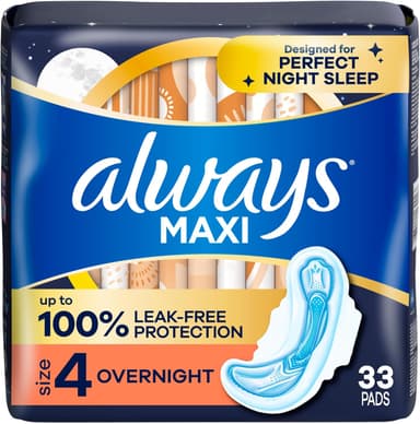 ALWAYS ULTRA OVERNIGHT WITH FLEXI-WINGS PADS X 33 PCS