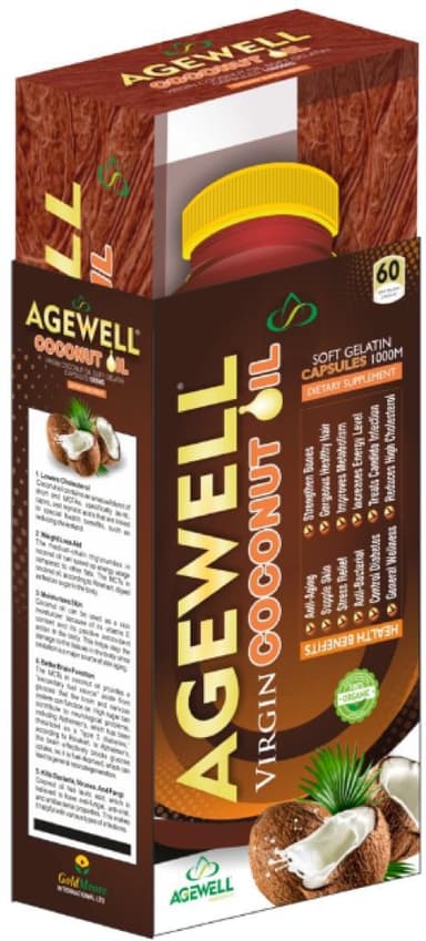 AGEWELL VIRGIN COCONUT OIL CAP