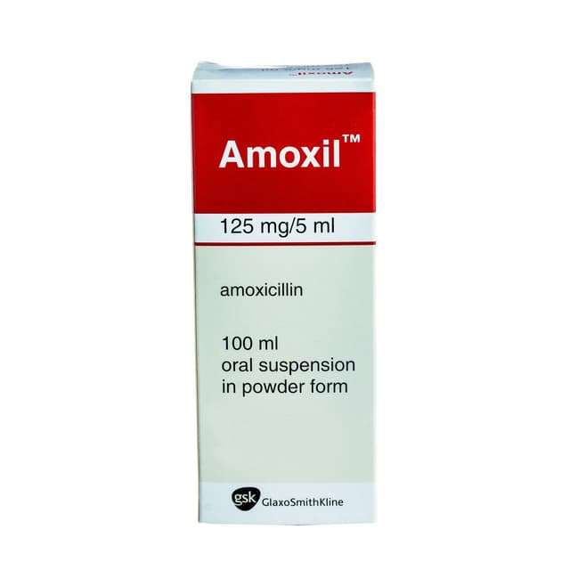 AMOXIL 125MG/5ML SUSPENSION 100ML