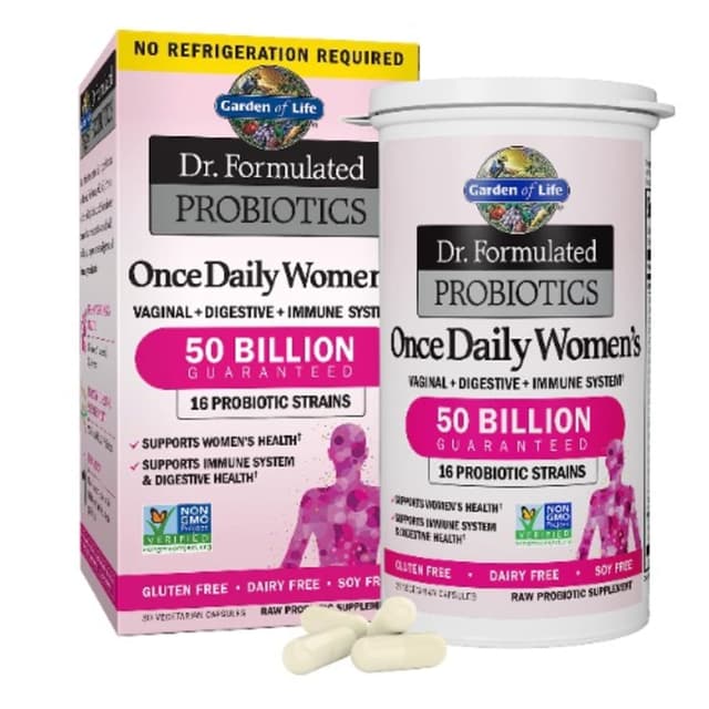 Garden of Life probiotics once daily women's 50 billion