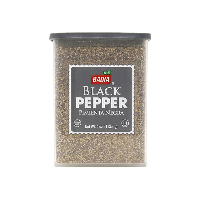 BADIA ORGANIC GROUND BLACK PEPPER 113.4G