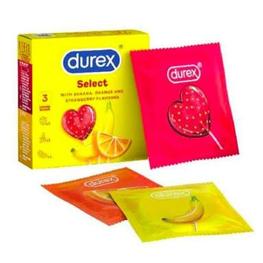 DUREX SELECT FRUITY FLAVOUR*3